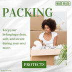 Tree House Packing Paper for Moving – 180 Newsprint Packing Paper Sheets – 27” x 17” Paper for Packing Dishes, Shipping, and Moving Supplies – Recyclable Movers’ Paper – Made in USA