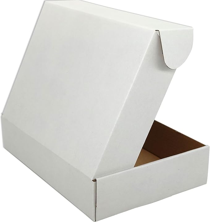 Small White Shipping Boxes for Small Business Pack of 25-7x5x2 inches Cardboard Corrugated Mailer Boxes for Shipping Packaging Craft Gifts Giving Products