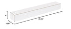 Box USA BM3644 36 1/4"L x 4 7/8"W x 4"H, White (Pack of 50)