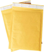 25/250/500/1000/2000/5000 pcs #0 6.5x10 Kraft Bubble Mailers Padded Envelopes Mailing Bags AirnDefense (1000)