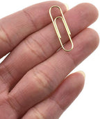 HAHIYO Paper Clips Sturdy 1.1 inches Length 300 Pack Paperclips Heavy Duty Tight Grip Rust Proof Reusable Metal Bright Rose Gold for Home Office School