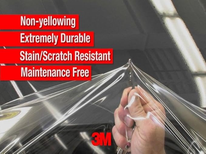3M Paint Protection Film | Matte 200 Series PPF | 36in x 30ft (90 Sq/ft) | w/Free Instawraps Pro-Wrapping Glove