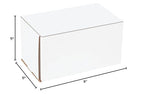 Box USA BM955 9"L x 5"W x 5"H, White (Pack of 50)