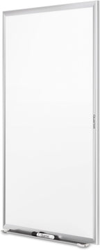 Quartet Magnetic Dry Erase White Board, 60"W x 36"HWhiteboard, Nano-Clean Surface Resists Ink Stains, Silver Aluminum Frame (SM535)