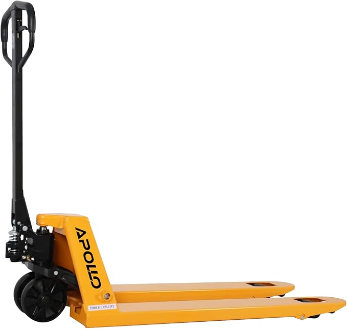 APOLLOLIFT Pallet Jack Truck, 5500lbs Capacity 21" W x 48" L Forks Manual Standard Duty Pallet Truck for Warehouse-Nylon Wheels