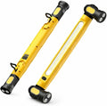 2026 Under Hood Work Light Bar, 3000 Lumen LED Magnetic Rechargeable Work Light with Hooks, 5200mAh Cordless Underhood Light for Mechanic, Car Repair, Garage, Emergency - Yellow
