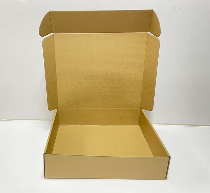 Shipping Boxes 13x11x3 Inches, 20 Pack Corrugated Cardboard Mailing Boxes for Small Business, Kraft Literature Mailer Medium Brown Box Packaging Supplies