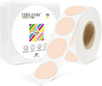 1 Inch Circle Dot Stickers 1000 PCS Color Coding Thermal Labels Dots Writable Printable Small Round Stickers for Office, Classroom, Inventory, Garage, Organizing Storage, Light Brown