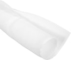 MECCANIXITY 1-1/5 Inch ID Split Loom Tubing 10ft Polyester Cord Protector Wire Cable Sleeve for USB Cable Power Cord, White