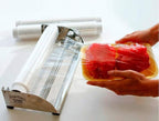 ABC Plastic Wrap for Moving, 15 Inch x 1476 Feet. 4 Roolls of Pallet Wrap Stretch Film. Moving Supplies Stretch Wrap Roll. Industrial Plastic Wrap Roll Moving. Packing Wrap Plastic Roll