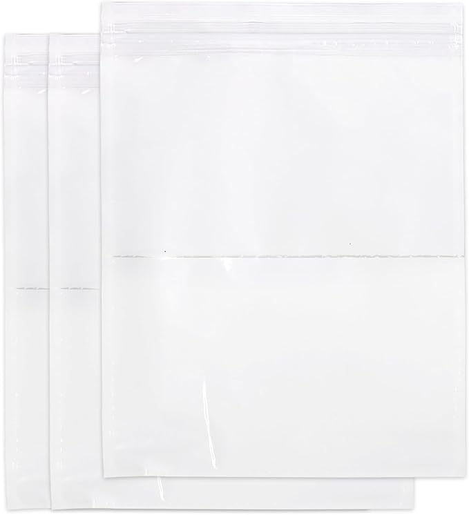 iMailer - 10 Pack 9.5"x 12" Packing List Envelopes -Resealable Adhesive Plastic Pouches for Shipping Labels and Document