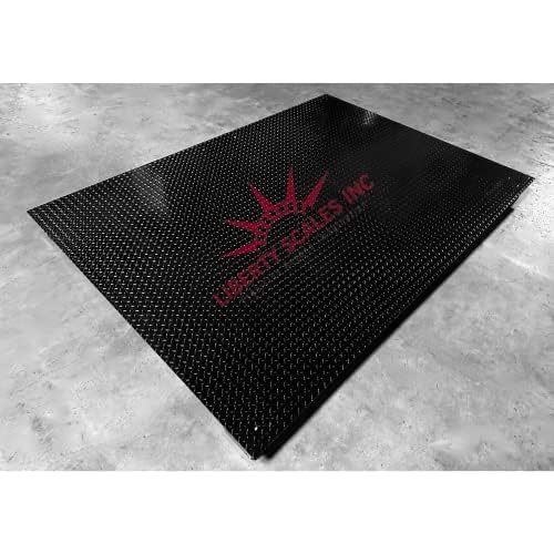 Heavy Duty Industrial 60" x 84" Floor Scale Accurate Livestock Digital 5’ x 7 Pallet Scales for Warehouse or Shipping Weighing (2500 Ibs x 0.5 Ib)
