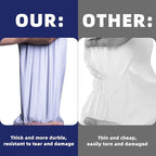 POLYSELLS Poly Mailers Shipping Envelopes, Strong Adhesive Sealing, Waterproof, and Tear-resistant Postal Mailing Bags for Clothing, Books, and Accessories (White, 100, 7.5" X 10.5")