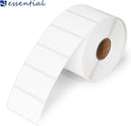 ESSENTIAL 2"x 1" White Direct Thermal Barcode Labels, Shipping Label, Compatible with Zebra & Rollo Label Printer, 1300 Labels of Roll (1 Roll)