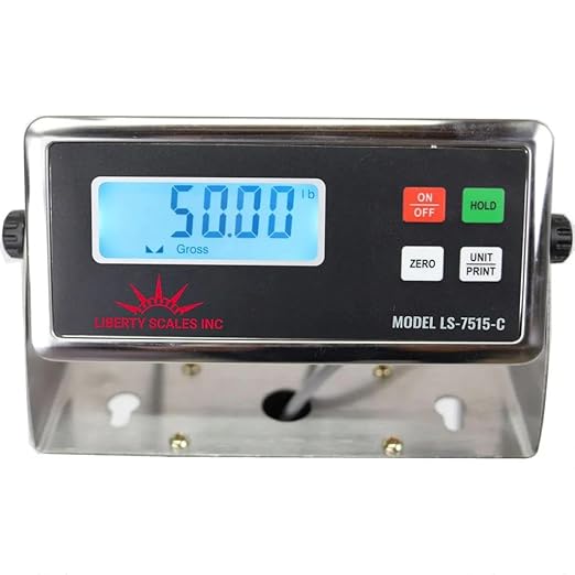 Liberty (48" x 48") Pallet Size Floor Scale - Accurate Pallet Scales with Smart Digital Indicator, Ramp & Printer for Warehouse Shipping and Heavy Duty Industrial Scale - 10,000 lbs x 1 lb