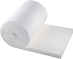 Cushion Sheet Upholstery Foam High Density Foam Padding Seat Replacement Upholstery Wrap Sponge Padding for Cushions Chairs Packing Storage and Shipping(79 x 16 x 1.6 Inch,White)