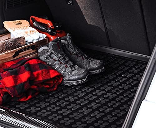 REZAW - PLAST Rubber Car Floor Mat Compatible with 2013 2014 2015 2016 2017 2018 2019 Mercedes Benz CLA Cargo Mat /C117/ All Weather Custom Fit Tailored Anti Slip Black