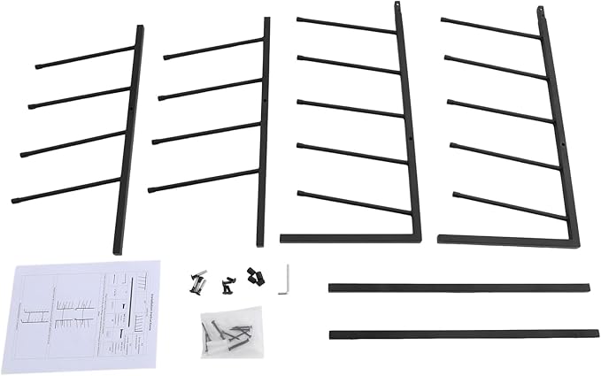 Wall Mount Art Print Blueprint Holder, 9-Tier Blueprint Holder, 15lbs Each Tier Load-bearing Capacity, Wall Mount Blueprint Storage Rack for Frequently Work with Blueprints and Rolled Documents
