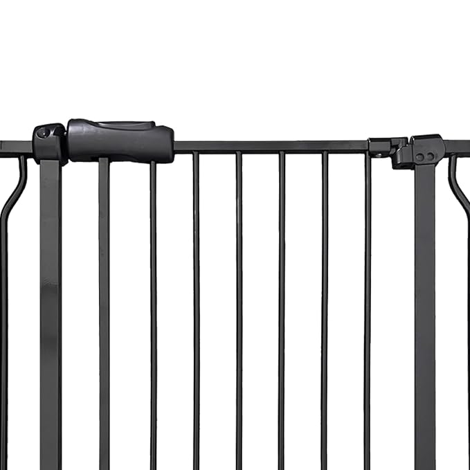 Walk Through Baby Gate 29-38.5 Inch Wide Openings Large Baby Gate for Stairs Tension Pet Dog Gates Indoor for Doorways No Drilling Pressure Mounted Pet Gates for Kids