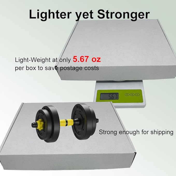 50 Pack 13x11x2'' Shipping Boxes, White Corrugated Cardboard Mailers for Mailing Packaging Small Business (W13112-50)