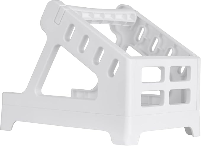 Eujgoov 2 in 1 Label Holder, 20 x 15.6 x 13.4cm Plastic Desktop Label Printers Shipping Thermal Labels