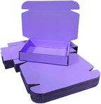 50 Pcs 10.6 x 6.5 x 2 inches Shipping Boxes for Small Business Cardboard Corrugated Mailer Boxes for Shipping Packaging Holidays Craft Gifts Giving Products (Lavender, 10.6 x 6.5 x 2")