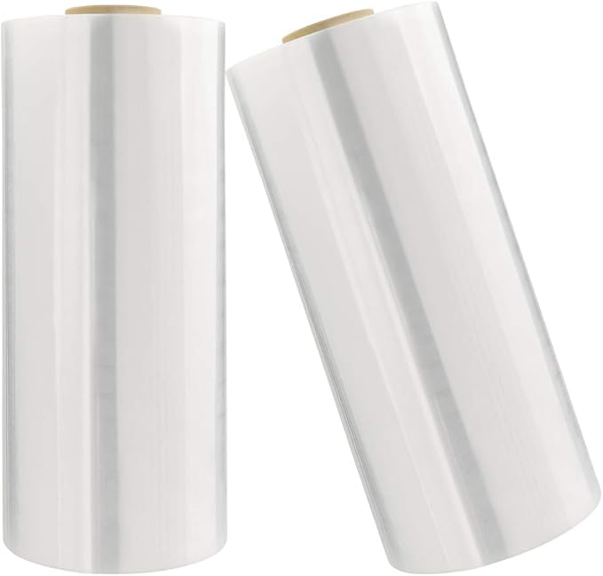20" x 5000 Ft Machine Stretch Wrap, 63 Gauge Industrial Strength Pallet Wrap, Clear 60 Rolls