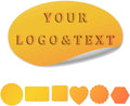 100 Oval Custom Stickers Labels Personalized buinsess Logo Sticker Package Favor Vinyl Clear Sticker
