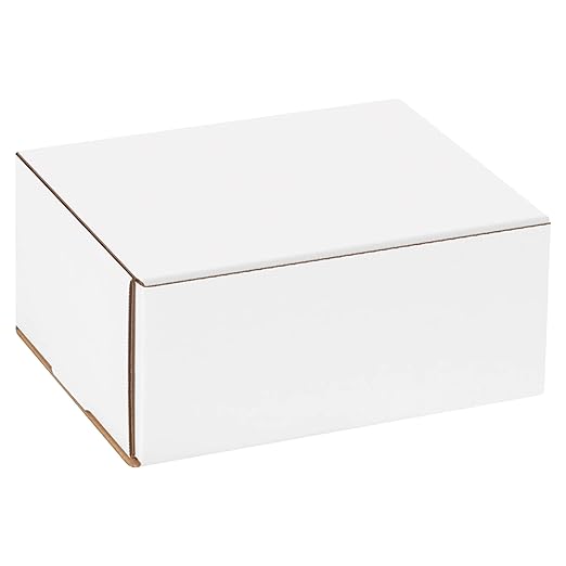 Box USA BM974 9"L x 7"W x 4"H, White (Pack of 50)