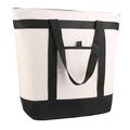 Insulated Cooler Bag, Tote Bag for Grocery Shopping, DIY Your Creative Designs, Cooler Bags Insulated, Pizza/Food Delivery Bag to Keep Cold/Hot (Purified Cotton, Non-Waterproof, Beige