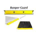 Heavy Duty Industrial 60" x 60" Floor Scale with 2 Bumper Guards Accurate Digital Pallet 5’ x 5’ Scales for Warehouse or Shipping Weighing (5000 lbs x 1 lb)
