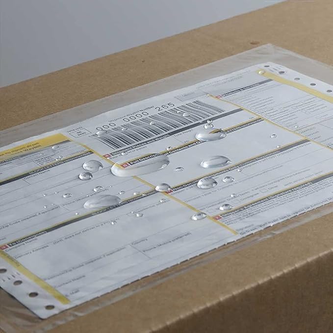 7.5'' x 5.5'' Packing List Pouches, Shipping Label Envelopes Clear Adhesive Top Loading Packing List - 2000 Packs
