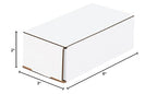Box USA Small Shipping Boxes 6"L x 3"W x 2"H, 50-Pack - White Box Crush-Proof Mailers for Packaging, Storage, Gifts or Bulk Business Orders