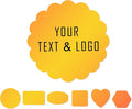 Custom Stickers for Business Logo Personalized Stickers Labels Customized Vinyl Stickers 100,200pcs, 1.2",1.5",2", 3", 4",5" (Flower)