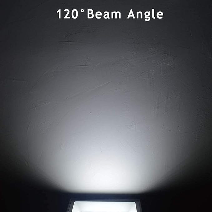 3 Pack 100W LED Flood Light Outdoor,10000LM Super Bright Security Lights, 6000K Daylight White Spot Light,IP66 Waterproof Exterior Floodlight Lighting for Backyard, Yard, Stadium, House
