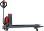 T Tory Carrier Electric Pallet Jack Truck 4400lbs Capacity Lithium Electric Pallet Trucks 48" x27" Forks Li-ion Battery Lift for Narrow Spaces, Easy Battery Replacement-Red