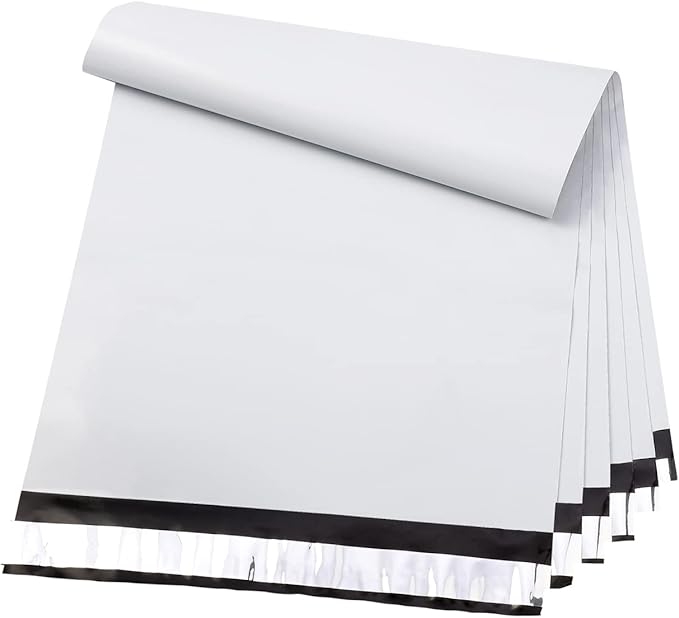 Metronic Poly Mailers 7.5x10.5 100 Pcs | Durable Shipping Bags for Clothing | Plastic Mailers Poly Bags for Small Business | Thick and Tear-proof Mailing Envelope Bags