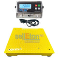 SellEton SL-700-2x2-5K 24" x 24" (2' x 2') Industrial Floor Scale with Capacity of 5000 lbs 1 lb - Yellow