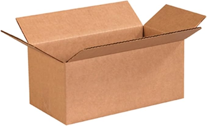Secure Seal - 10x5x4 Pack of 100 Corrugated Cardboard Packing Shipping Mailing Moving Carton Boxes