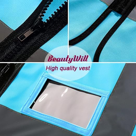 Safety Vest 1 pcs Customize Logo Class 2 High Visibility Reflective Vest with 5 Pockets Construction Security Work Vest ANSI/ISEA Standards