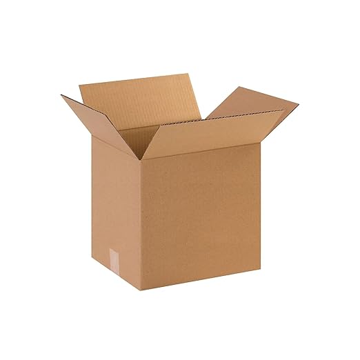 BOX USA Moving Boxes 13"L x 10"W x 13"H Medium 25-Pack | Corrugated Cardboard Box for Packing, Moving and Storage 13x10x13 131013