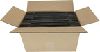 25 Pack 7x6x2'' Small Shipping Boxes, Black Corrugated Cardboard Mailers for Mailing Packaging Business (BK762-25)