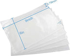 Coopaty 6" x 9" Adhesive Packing List Envelopes Clear Plastic Mailing Shipping Envelope Pouch (200 Pack)