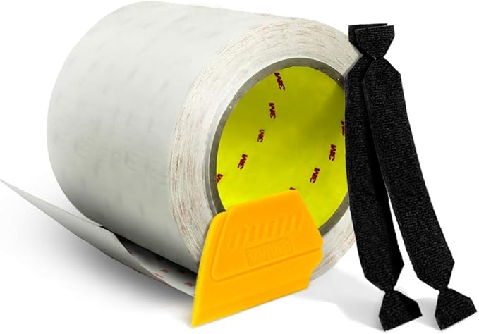 VViViD 3M Clear Paint Protection Vinyl Film 6" Wide Choose Your Size (6" x 1200" Deluxe Bulk Roll w/Toolkit)