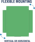 TSJ OFFICE Glass Dry-Erase Board - 48 x 32 Inches Wall Mounted Glass Whiteboard, Large Frameless Magnetic White Board for Office, Home & School, Green