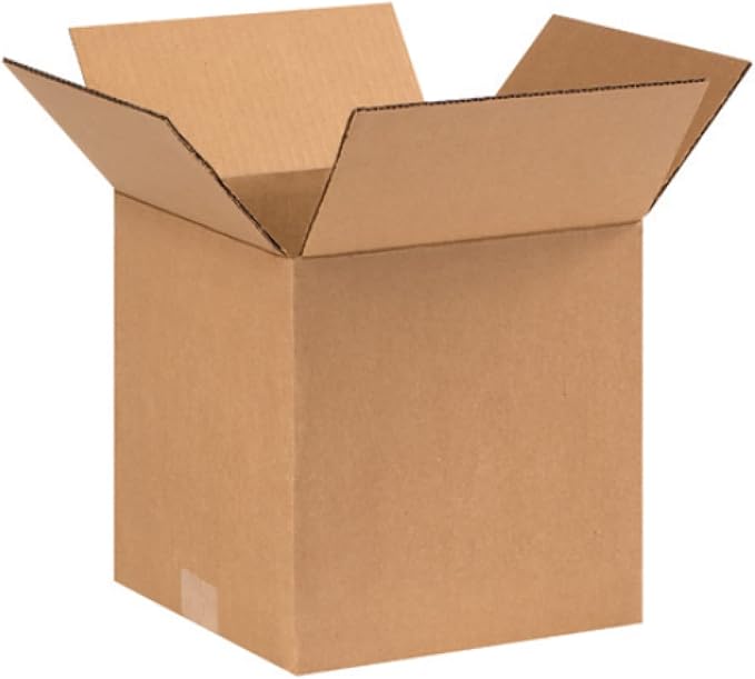 Secure Seal - 25 Pack of 9x9x9” Corrugated Cardboard Packing Shipping Mailing Moving Carton Boxes Cube