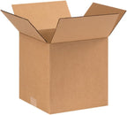 Secure Seal - 100 Pack of 9x9x9” Corrugated Cardboard Packing Shipping Mailing Moving Carton Boxes Cube