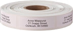 Custom Self-Stick Address Labels, Classic White, Roll of 1000