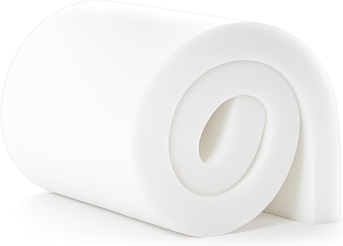 6pack Upholstery Foam 1 * 24 * 72, High Density Foam Pad,Suitable for Mattress Padding, Bench Cushions, and Sofa Cushion Replacements