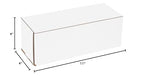 Box USA BM1144 11"L x 4"W x 4"H, White (Pack of 50)
